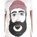 Men Head Screen Printed Fashion Hot Wholesale Custom Cotton Summer Cheap T Shirt